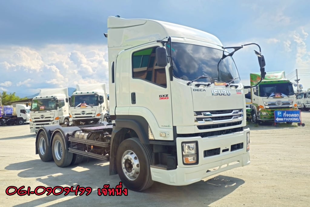 สิบล้อหัวลาก Isuzu Gxz 360 แรงม้า ปี 2567 (7217) สิบล้อหัวลาก Isuzu Gxz 360 แรงม้า ปี 2567 (7217)