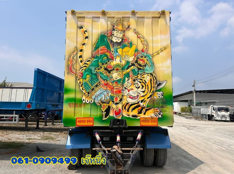 #Vายหางตู้สิบบานสองเพลา อู่ สมศักดิ์ ปี 2565 (7643)