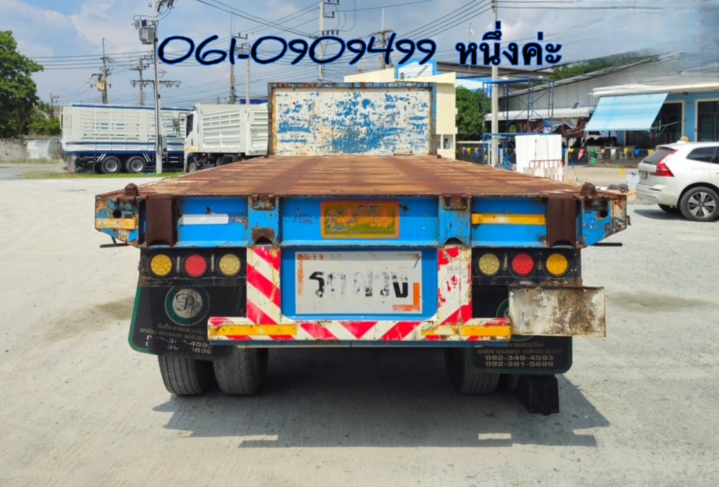 หางพ่วงพื้นเรียบสามเพลา อู่ ซุ่นชัย ปี 2559 (2767) หางพ่วงพื้นเรียบสามเพลา อู่ ซุ่นชัย ปี 2559 (2767)