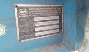 #Vาย หางพื้นเรียบสามเพลา  อู่ สามมิตร ปี 2558  หนัก 7.9 ตัน (6403)