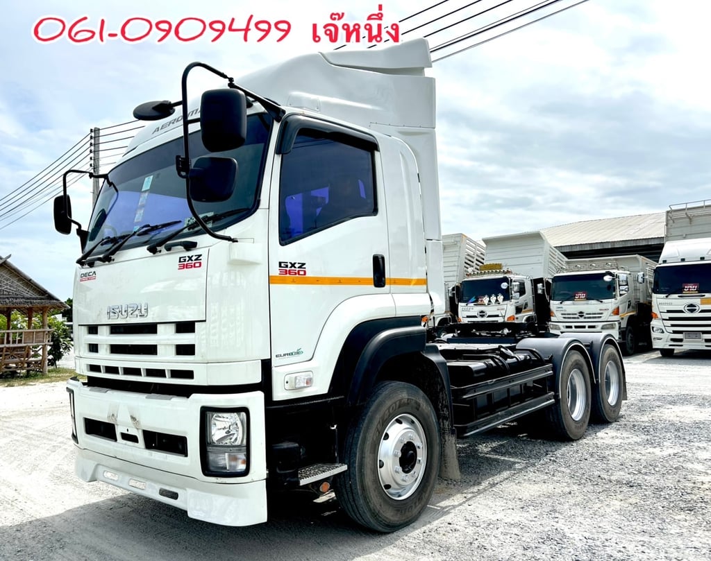สิบล้อหัวลาก Isuzu Gxz 360 แรงม้า ปี 2555 (6863)
