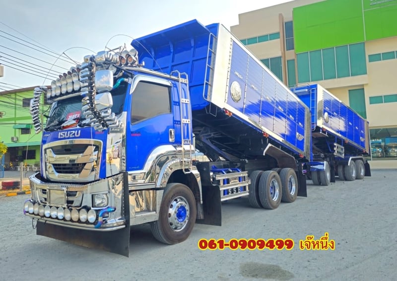 💥โอกาสทอง! รีบเลย‼️  Vายตัดราคาพิเศษ  **เพียง 2,850,000 บาm**  สิบล้อดั้มพ์พ่วง Isuzu Fxz 360 แรงม้า ปี 2566(5236)