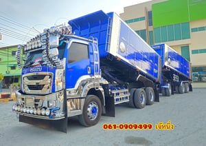 💥โอกาสทอง! รีบเลย‼️  Vายตัดราคาพิเศษ  **เพียง 2,850,000 บาm**  สิบล้อดั้มพ์พ่วง Isuzu Fxz 360 แรงม้า ปี 2566(5236)