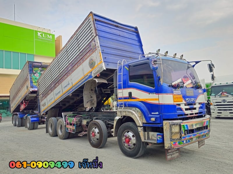 Vายตัด 12 ล้อดั้มพ์พ่วงเกษตรชุดใหญ่ ISUZU FYH 360 แรงม้า ปี 2556 (2507,2508)