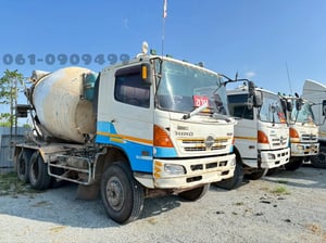🔥ใครหาอยู่ก็อย่าช้า🔥 โทร.มาเลยตอนนี้ 061-0909499   สิบล้อโม่ปูน HINO FM1A  330 แรง ปี 55-56 (0742)