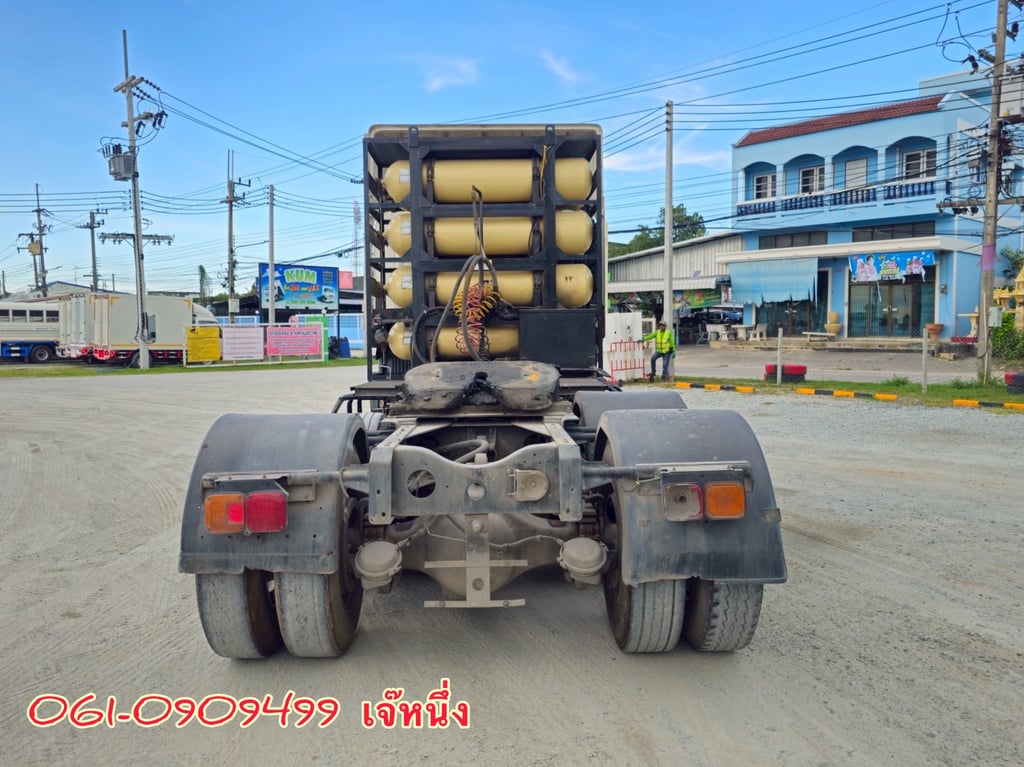 🔥ซื้อคู่หัวหางช่วยดาวน์ 120,000 บาท  สิบล้อหัวลาก CNG HINO  FM2P 360 แรง ปี 57 (6646)