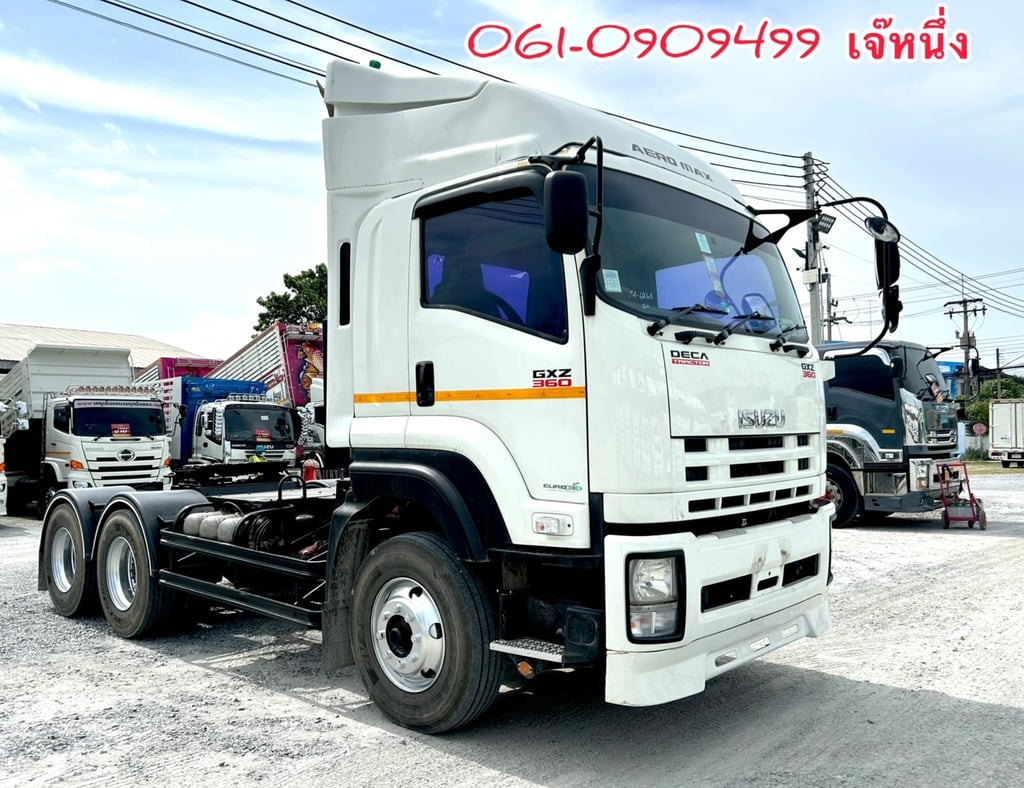 สิบล้อหัวลาก Isuzu Gxz 360 แรงม้า ปี 2555 (6863)