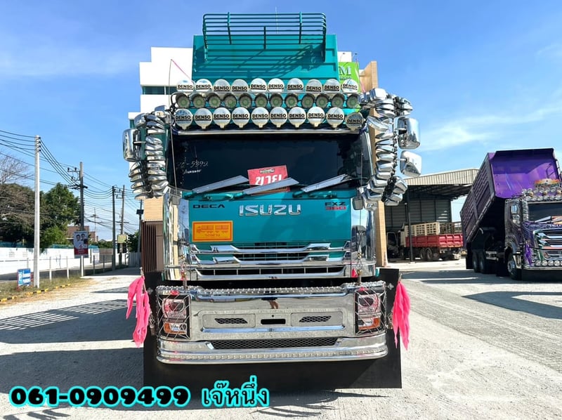 สิบล้อดั้มพ์พ่วง Isuzu Fxz 360 แรงม้า ปี 2566 (5392)