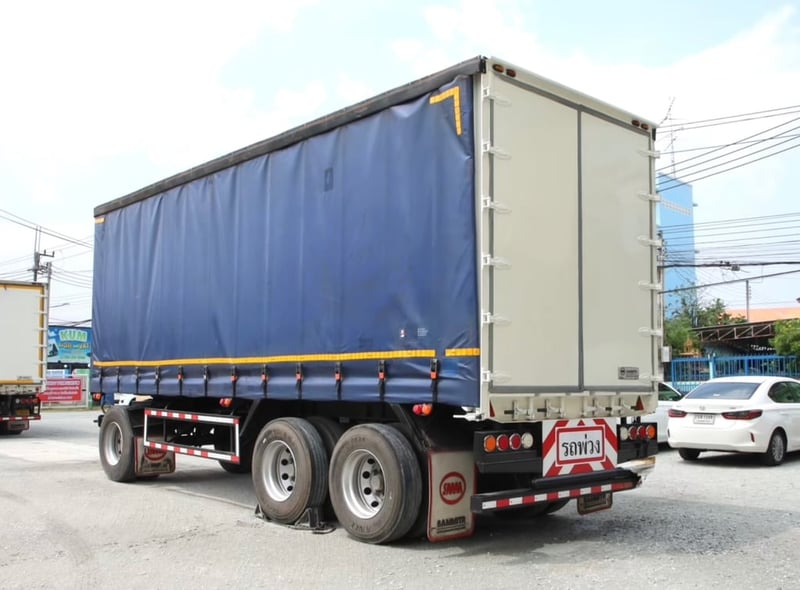 หางตู้ผ้าใบสามเพลา อู่สามมิตร ปี 2567 (5507)