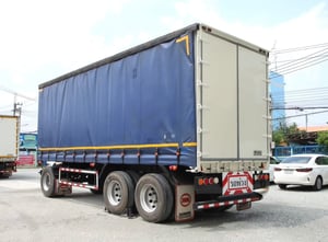 หางตู้ผ้าใบสามเพลา อู่สามมิตร ปี 2567 (5507)