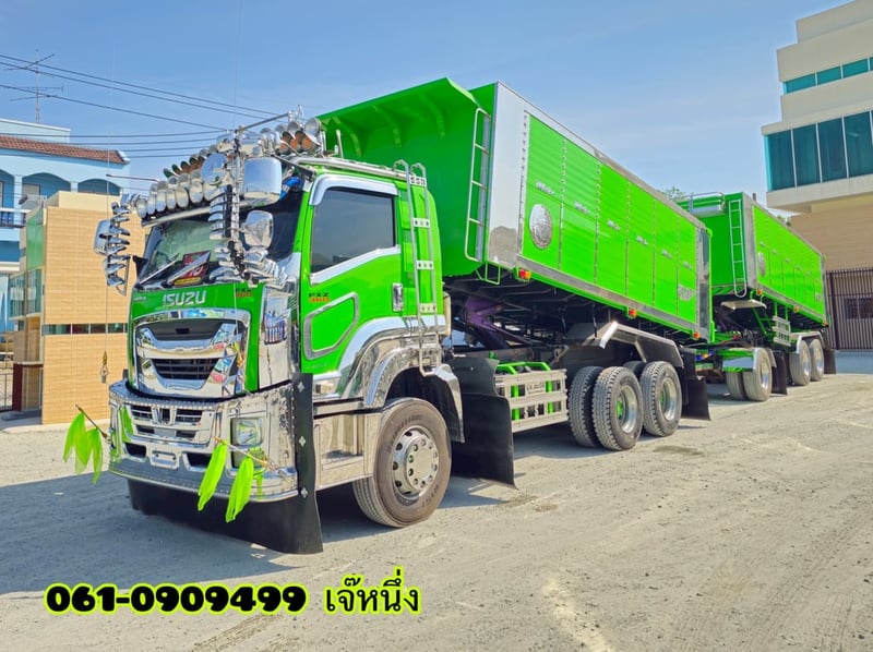 สิบล้อดั้มพ์พ่วง Isuzu Fxz  360 แรงม้า ปี 2565 (2868)