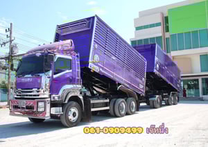 สิบล้อดั้มพ์พ่วง ISUZU FXZ 360 แรงม้า ปี 54 ลูกปี 55 (9033,2502)