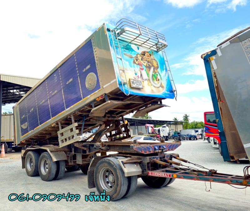  🚛 คุ้มสองต่อ โปร 2 เด้ง!🔥 สิบล้อดั้มพ์พ่วง Isuzu Fxz 360 แรงม้า ปี 2566(5236)