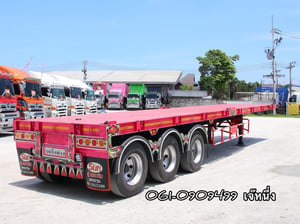 หางเเพื้นเรียบสามเพลา อู่เดอะซัน ปี 2565 (0376) หางเเพื้นเรียบสามเพลา อู่เดอะซัน ปี 2565 (0376)