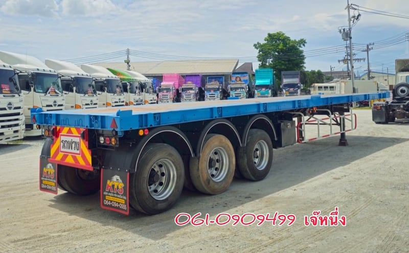 หางพื้นเรียบสามเพลา อู่ WAFA ปี 2565 (8655)