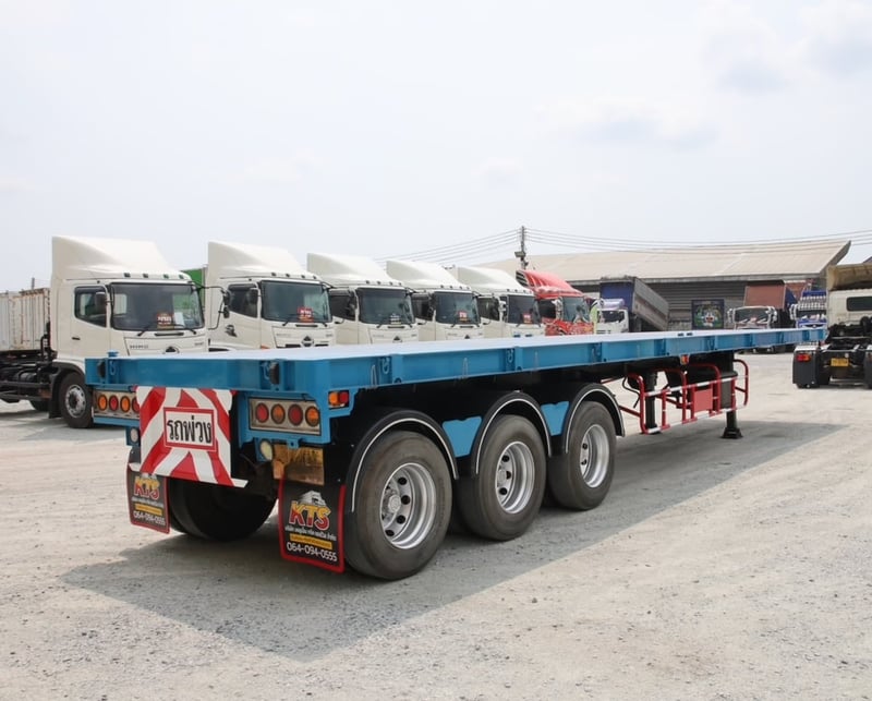 หางพื้นเรียบสามเพลา อู่ สหะกิจ ปี 2561 (5341)