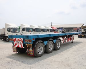 หางพื้นเรียบสามเพลา อู่ สหะกิจ ปี 2561 (5341)