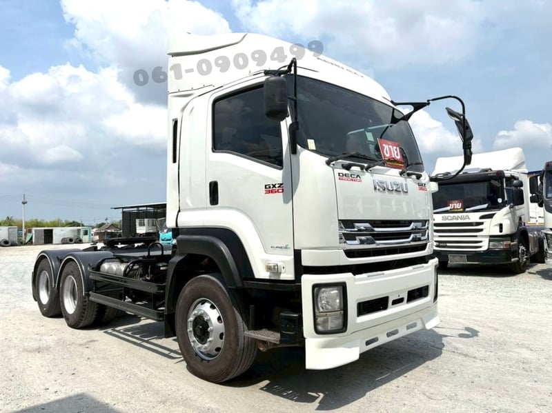 🔥ของดีมีคันเดียว สาวก 360  แรงจัด ประหยัดจริง‼️  👉สิบล้อหัวลาก ISUZU GXZ  360 แรงม้า ปี 64 (2133) ✔️เครื่องเดิม,เกียร์เดิม ✔️มือเดียวป้ายแดง,ไม่มีชนหนัก  ➖➖➖➖➖➖➖➖  ☎️ โทร. 061-0909499 หนึ่งค่ะ   **ขอเน้นโทรนะคะ** . #รถบรรทุกมือสอง #สิบล้อหัวลาก  #ISUZU #GXZ #360แรงม้า