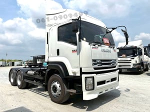 🔥ของดีมีคันเดียว สาวก 360  แรงจัด ประหยัดจริง‼️  👉สิบล้อหัวลาก ISUZU GXZ  360 แรงม้า ปี 64 (2133) ✔️เครื่องเดิม,เกียร์เดิม ✔️มือเดียวป้ายแดง,ไม่มีชนหนัก  ➖➖➖➖➖➖➖➖  ☎️ โทร. 061-0909499 หนึ่งค่ะ   **ขอเน้นโทรนะคะ** . #รถบรรทุกมือสอง #สิบล้อหัวลาก  #ISUZU #GXZ #360แรงม้า