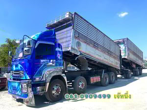 🚛 คุ้มสองต่อ โปร 2 เด้ง!🔥 12 ล้อดั้มพ์ ISUZU FYH 360 แรงม้า ปี 57 (2501,2502)