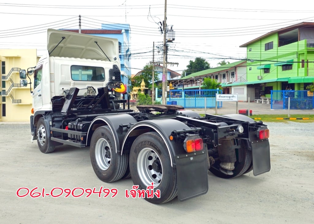 🔥ซื้อคู่หัวหางช่วยดาวน์ 120,000 บาท  หัวลากเสริมคานหน้า ลงเล่มแล้ว Hino FG8J 260 แรงม้า ปี 62 (2335)