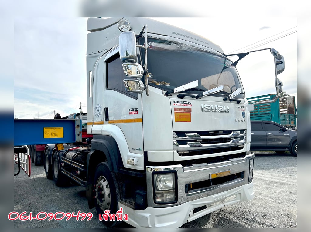 สิบล้อหัวลาก Isuzu Gxz 360 แรงม้า ปี 2560 (8905) สิบล้อหัวลาก Isuzu Gxz 360 แรงม้า ปี 2560 (8905)