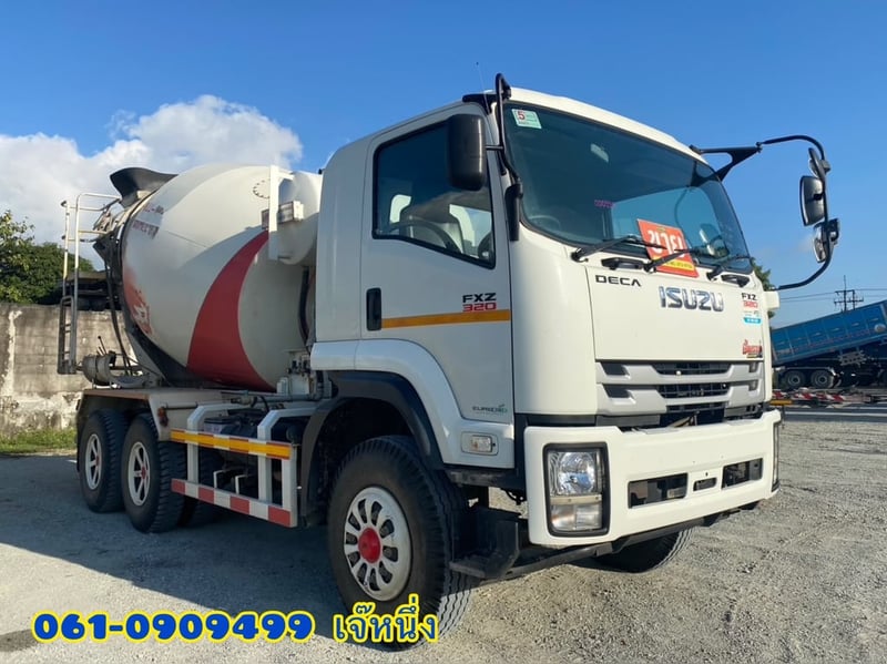 สิบล้อโม่ปูน ISUZU FXZ 320 แรงม้า ผลิตปี 2566 (0237) 