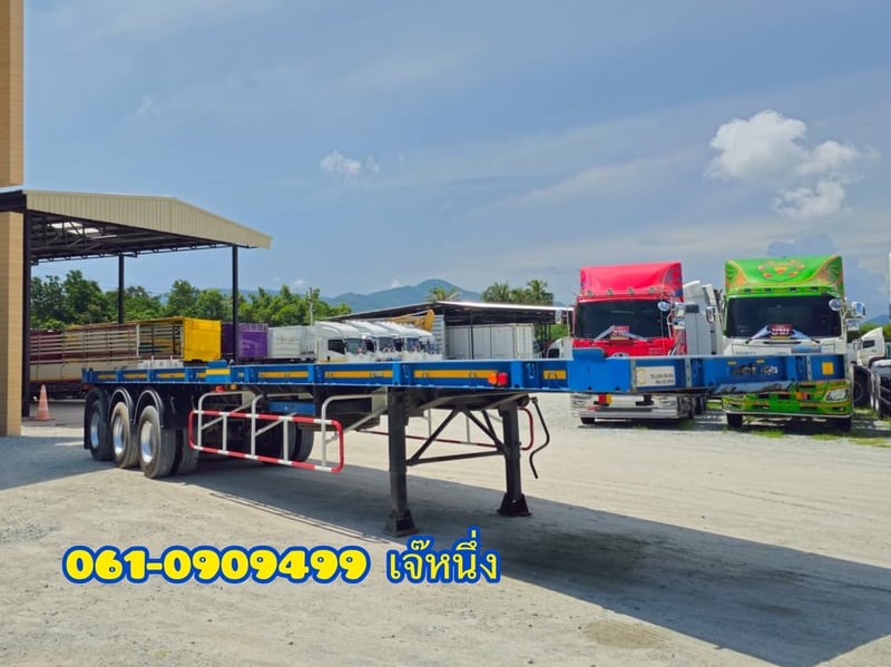 หางพื้นเรียบสามเพลา อู่ WAFA ปี 2565 (5439)