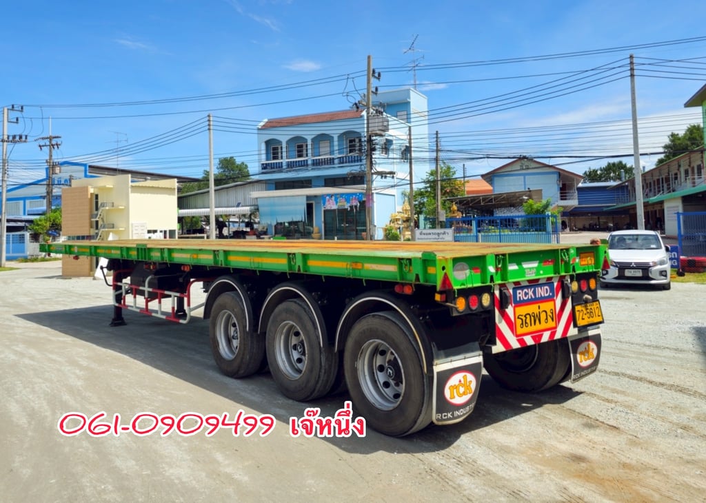 💥โปรขายคู่หัวลาก  ลด 120,000 บาn  หางพื้นเรียบสามเพลา อู่ RCK ปี 2566 (5612)