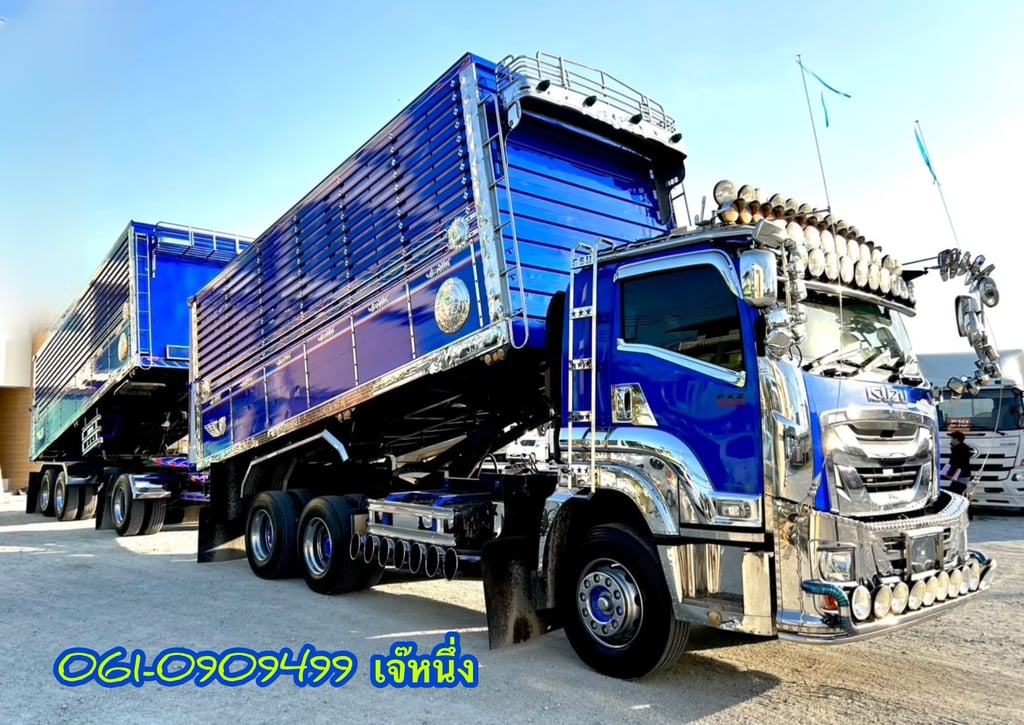 โปรช่วยดาวน์ 6% ของราคารถ สิบล้อดั้มพ์พ่วง Isuzu Fxz 360 แรงม้า ปี 2566 (3111)