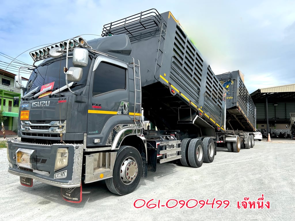 สิบล้อดั้มพ์พ่วง Isuzu Fxz 360 แรงม้า ปี 2566 (7740) สิบล้อดั้มพ์พ่วง Isuzu Fxz 360 แรงม้า ปี 2566 (7740)