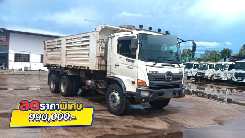🔥 Vายตัด สิบล้อดั้มพ์ Hino Victor  260 แรงม้า ปี 2559 (9177)