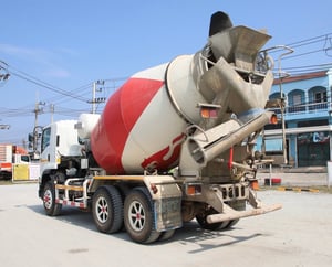 #Vาย สิบล้อโม่ปูน ISUZU FXZ 320 แรง ยังไม่จดทะเบียน (0237) 