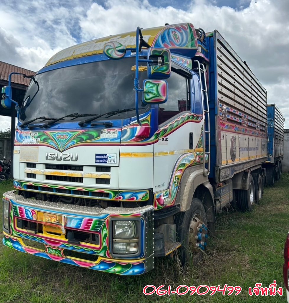 🔥 Vายตัด สิบล้อดั้มพ์พ่วง Isuzu Fxz 360 แรงม้า ปี 2555 (5036)