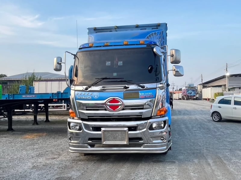 สิบล้อตู้สิบบาน HINO FL8J  260 แรงม้า ปี 2565 (7642) ตู้อู่สมศักดิ์ กว้าง 2.4 เมตร 