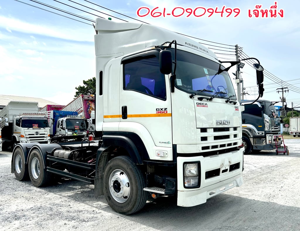 สิบล้อหัวลาก Isuzu Gxz 360 แรงม้า ปี 2555 (6863) สิบล้อหัวลาก Isuzu Gxz 360 แรงม้า ปี 2555 (6863)