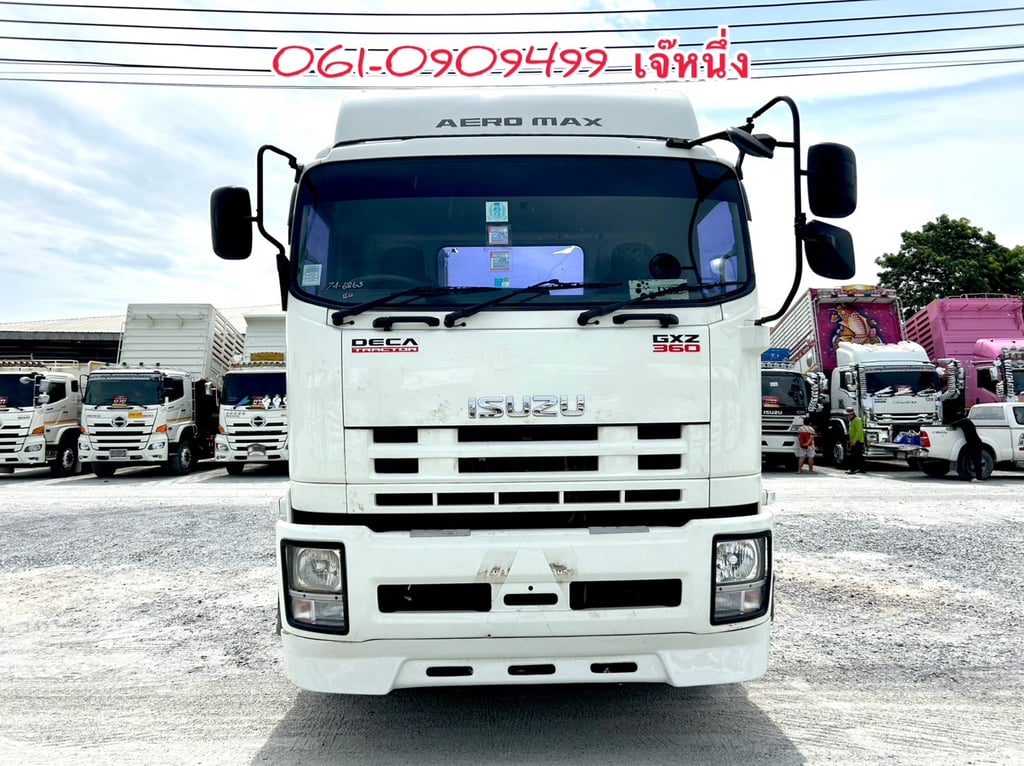 สิบล้อหัวลาก Isuzu Gxz 360 แรงม้า ปี 2555 (6863)