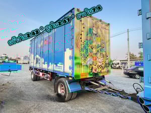 สิบล้อตู้สิบบานพ่วงแม่ลูก  Hino FL8J 260 แรงม้า ปี 65 (7642,7643)