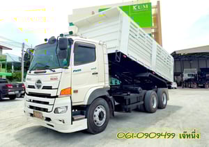 🌟โปรช่วยดาวน์ 6% ของราคารถ สิบล้อดั้มพ์ Hino FM1A  344 แรงม้า ปี 2566 (1506)