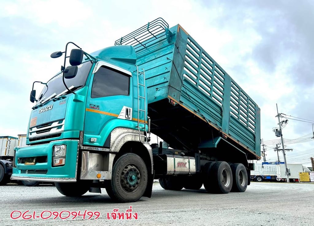 โปรขั้นบันได ยิ่งซื้อยิ่งลด 👉สิบล้อดั้มพ์ Isuzu Fxz 