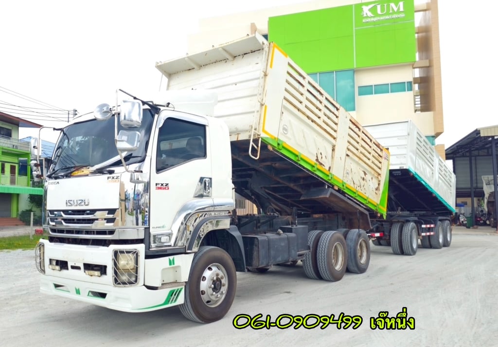 ทุนไม่พอ!! เราช่วยได้🔥🔥 สิบล้อดั้มพ์พ่วง ISUZU FXZ 360 แรงม้า ปี 2556 (2374) ทุนไม่พอ!! เราช่วยได้🔥🔥 สิบล้อดั้มพ์พ่วง ISUZU FXZ 360 แรงม้า ปี 2556 (2374)