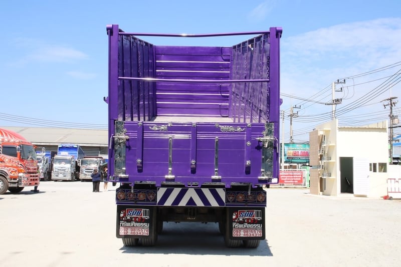 สิบล้อดั้มพ์พ่วง ISUZU FXZ 360 แรงม้า ปี 54 ลูกปี 55 (9033,0857)