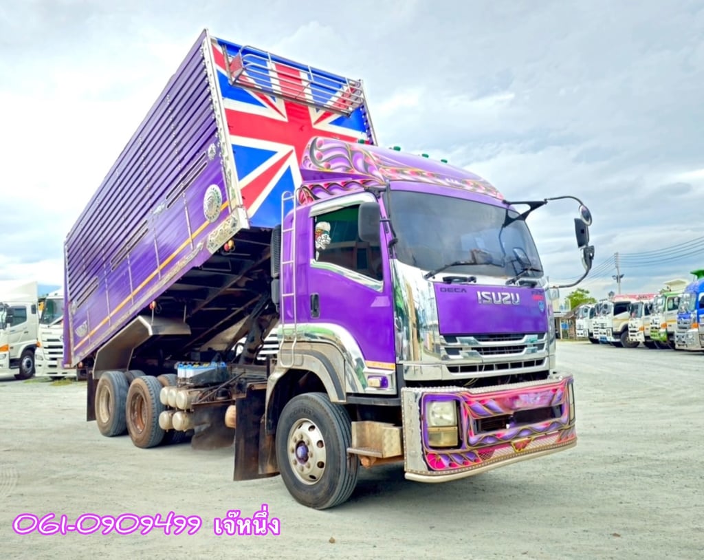 โปรช่วยดาวน์ 6% ของราคารถ   สิบล้อดั้มพ์ Isuzu Fxz  360 แรงม้า ปี 54 (9033)