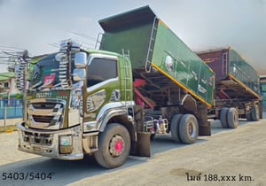 👉หกล้อดั้มพ์ ISUZU FTR 240 แรงม้า ปี 65 (5403) 👉หางดั้มพ์สองเพลา อู่ เดอะฟีนิกซ์ ปี 65 (5404) 👉หกล้อดั้มพ์ ISUZU FTR 240 แรงม้า ปี 65 (5403) 👉หางดั้มพ์สองเพลา อู่ เดอะฟีนิกซ์ ปี 65 (5404)