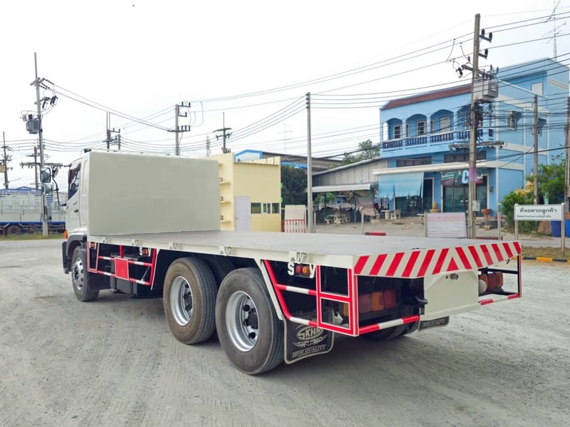 👉สิบล้อพื้นเรียบ HINO FL8J  260 แรงม้า ปี 2560 (1784)