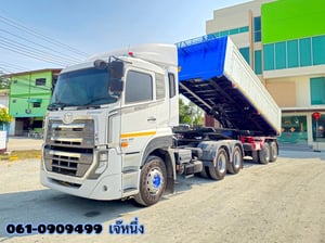 สิบล้อหัวลาก UD GWE 398 แรงม้า ปี 63 (5867) 👉หางเซมิดั้มพ์สองเพลา อู่ BPT ปี 58 (5865)