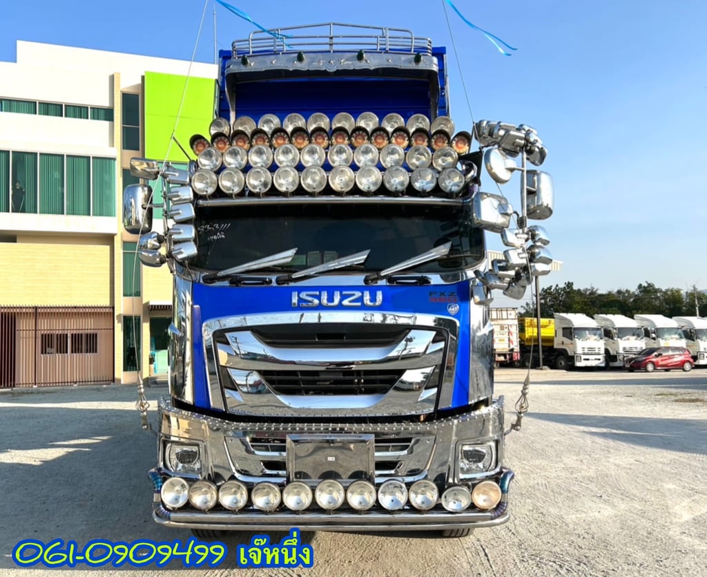 🌟โปรช่วยดาวน์ 6% ของราคารถ สิบล้อดั้มพ์พ่วง Isuzu Fxz 360 แรงม้า ปี 2566 (3111)