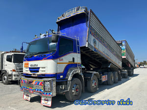 🔥ด่วน!! VายตัดSาคาพิเศษ 🔥 สิบล้อดั้มพ์พ่วงเกษตร ISUZU FYH  360  แรงม้า ปี 2557 