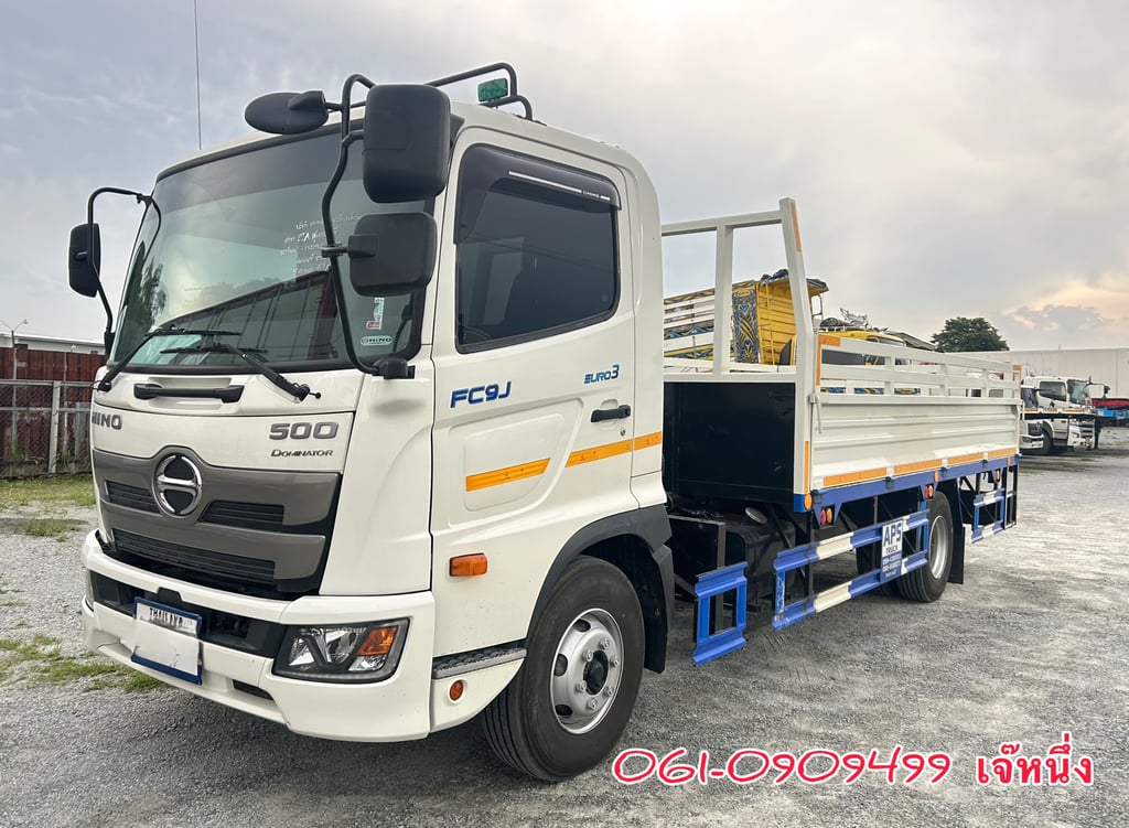 หกล้อกระบะเว้นช่องติดเครน Hino FC9J 175 แรงม้า ปี 67 (3859) หกล้อกระบะเว้นช่องติดเครน Hino FC9J 175 แรงม้า ปี 67 (3859)