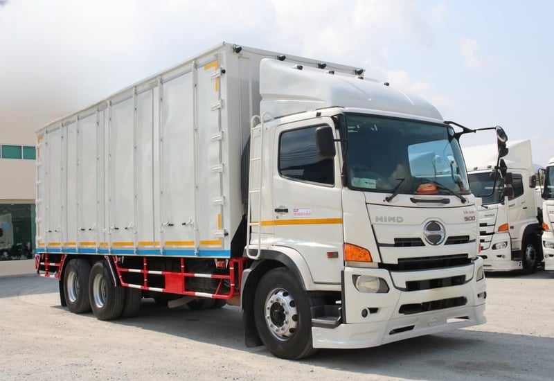 สิบล้อตู้สิบบาน HINO FL8J  260 แรงม้า ปี 2561 (2716)